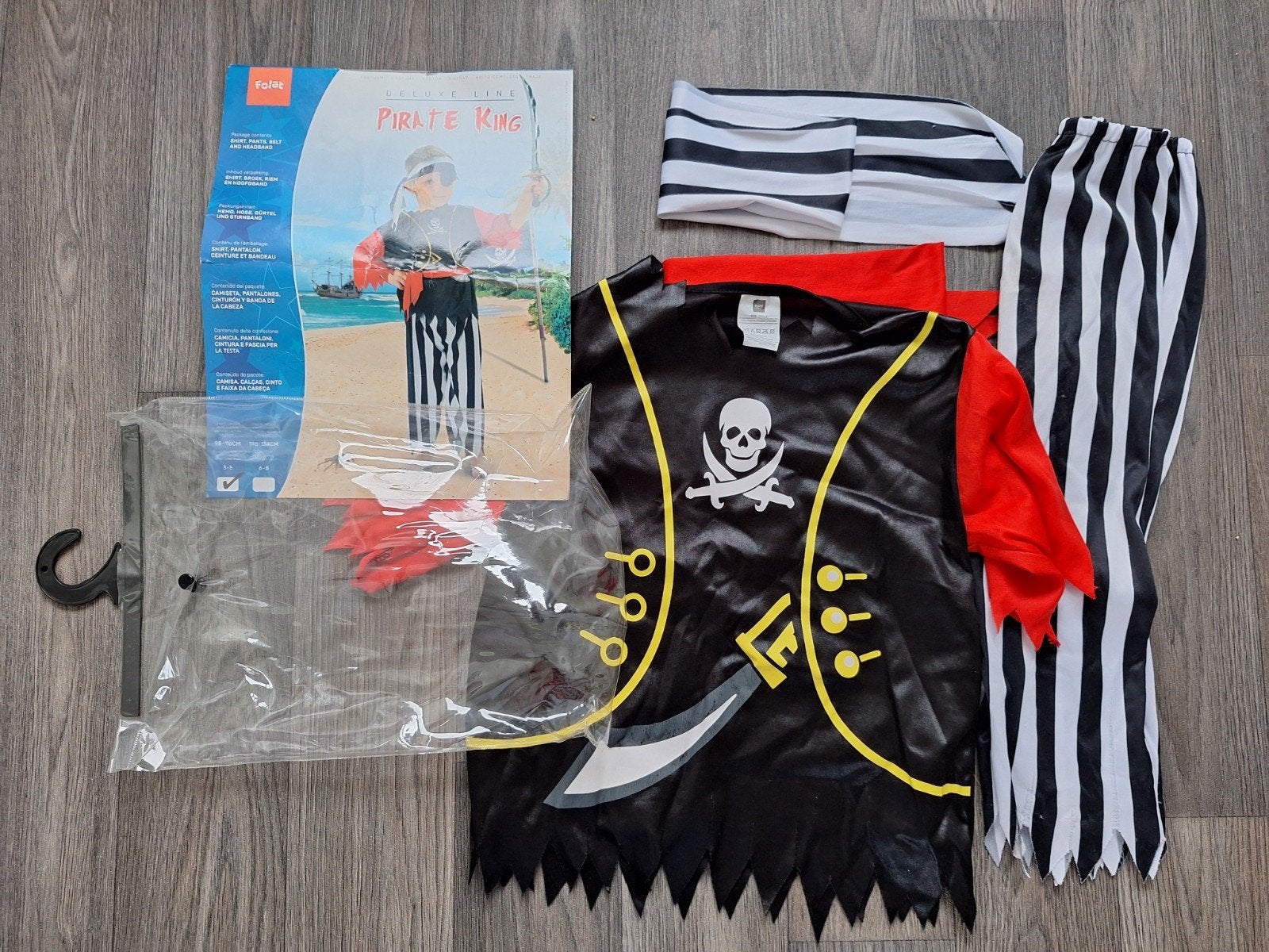 Piratenpak voor kinderen (3-5 jaar) - Gebruikt, Ophalen of Verzenden, Gebruikt, Jongen of Meisje