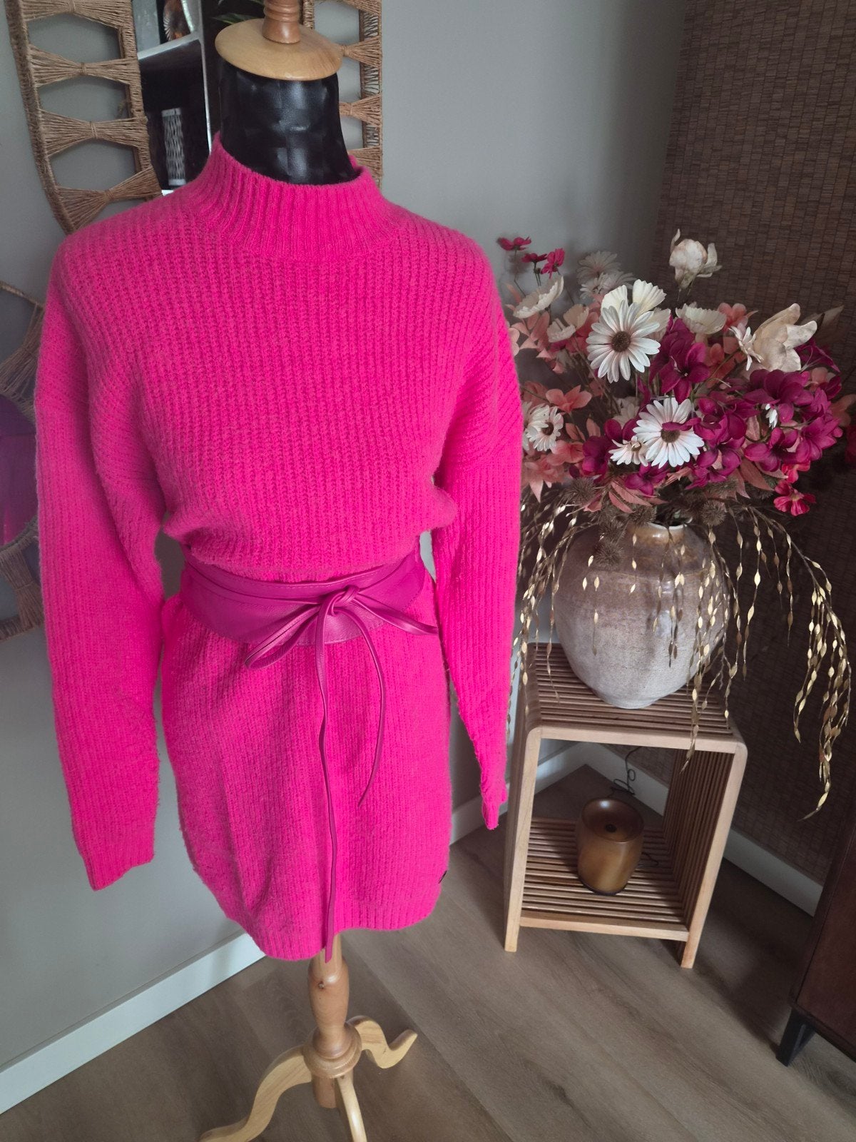 zgan nikkie trui jurk knal roze maat 32, Kleding | Dames, Ophalen of Verzenden, Zo goed als nieuw, Maat 34 (XS) of kleiner, Roze