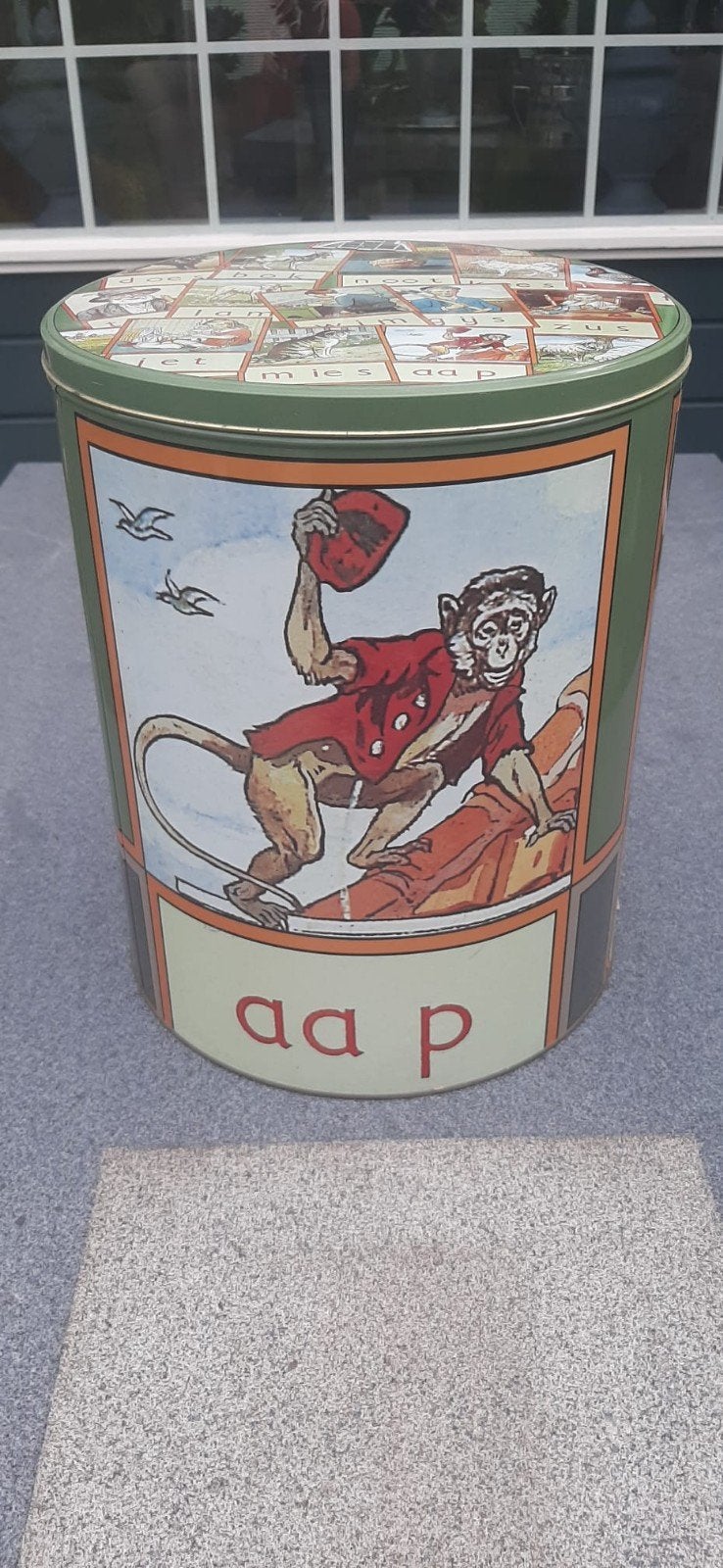 blik met Aap Noot Mies, Ophalen, Gebruikt, Overige