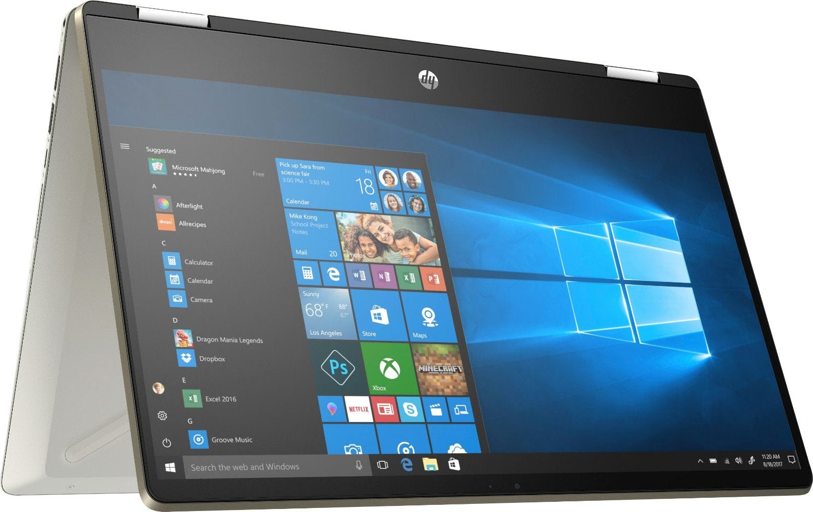 i5 HP Pavilion x360 Convertible touch laptop - ZGAN, Computers en Software, Ophalen of Verzenden, Zo goed als nieuw, 10 inch