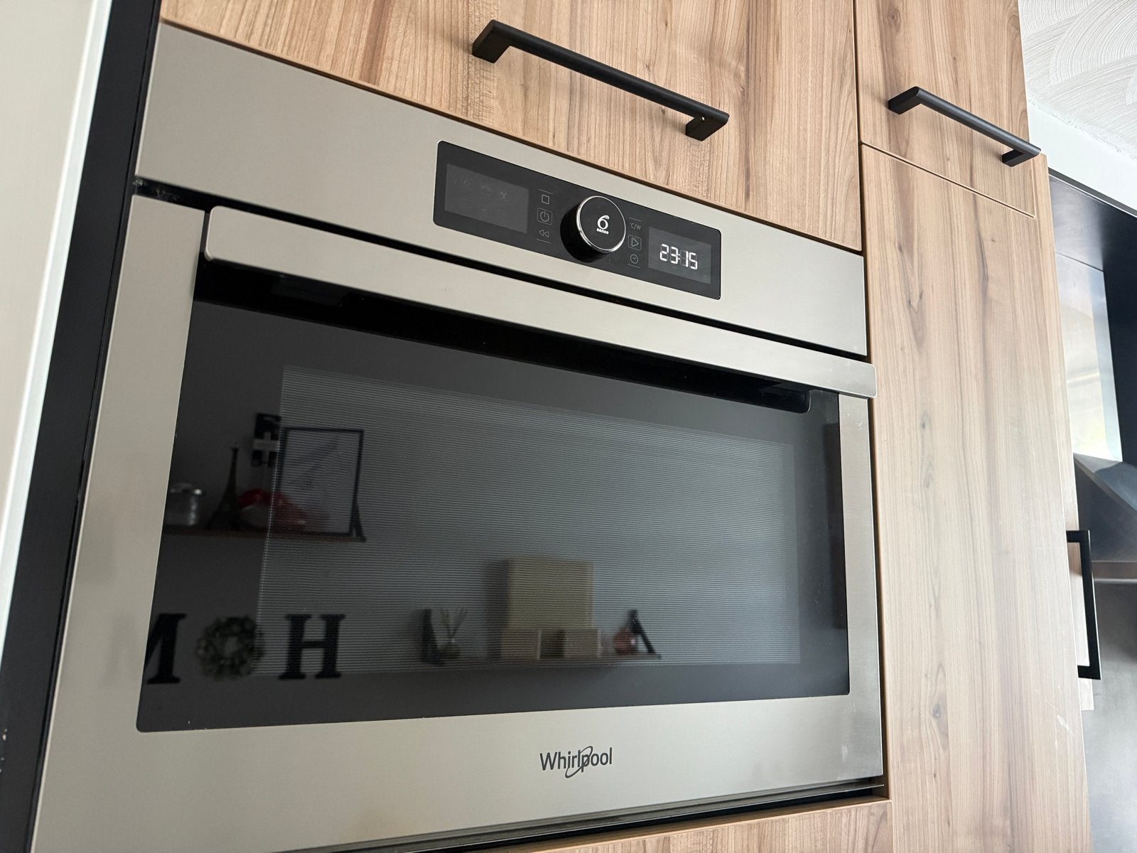 Whirlpool AMW 9605 Combi Oven/Magnetron - RVS, Witgoed en Apparatuur, Whirlpool, Gebruikt, Hete lucht, Ophalen of Verzenden