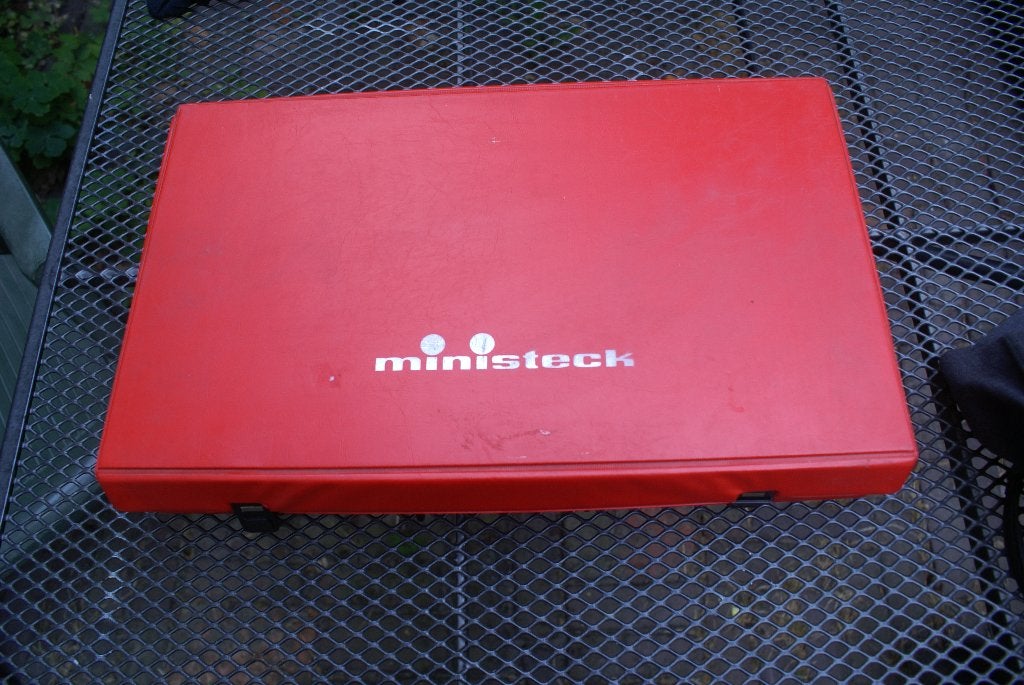 Grote originele koffer mini steck, Verzenden, Zo goed als nieuw, Overige typen