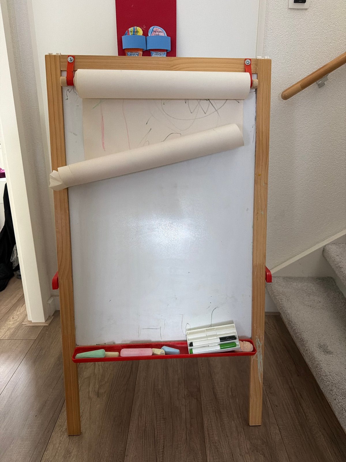 IKEA MÅLA Tekenbord/Ezelsbrug met papierrol, Ophalen of Verzenden, Gebruikt, Knutselen