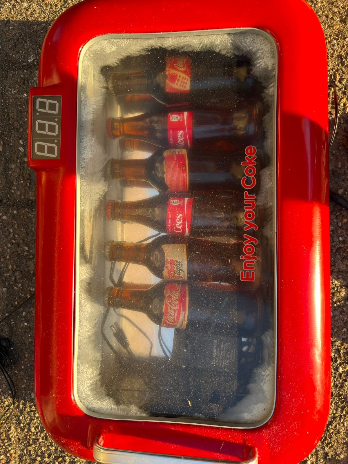 Coca cola mini koelkast reclame, Ophalen of Verzenden, Gebruikt