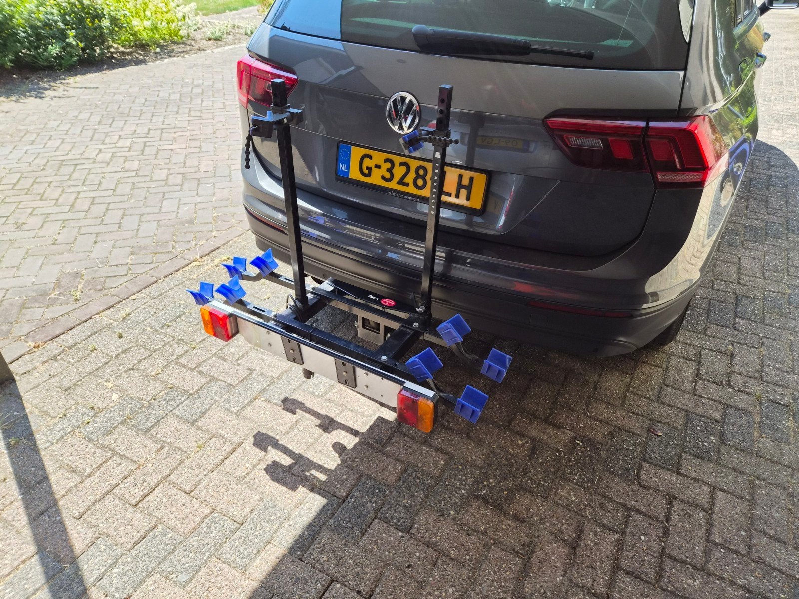 Fietsendrager voor 2 fietsen, Ophalen, 2 fietsen, Gebruikt, Trekhaakdrager