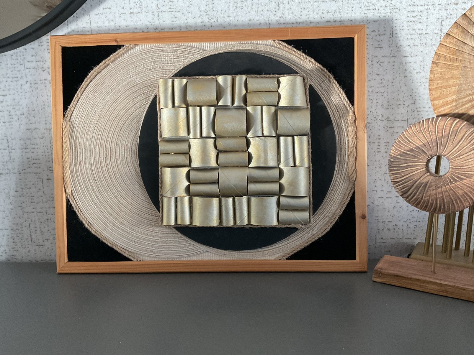 Nieuw! Mooie wanddecoratie( 3D) (56x43cm), Ophalen of Verzenden