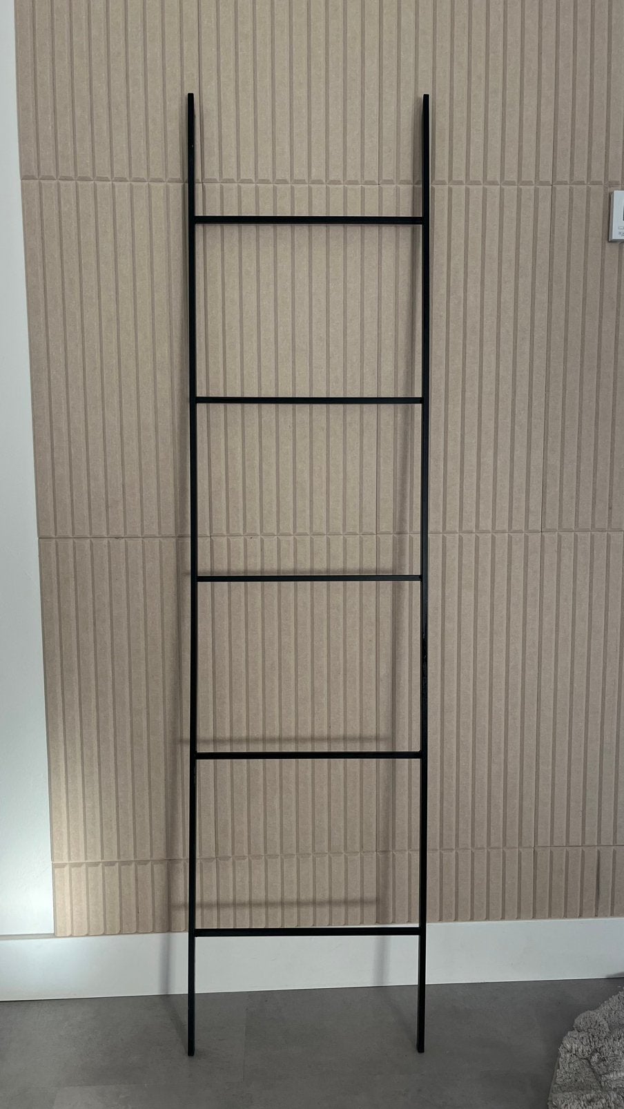 Zwarte decoratie ladder, Huis en Inrichting, Ophalen, Zo goed als nieuw