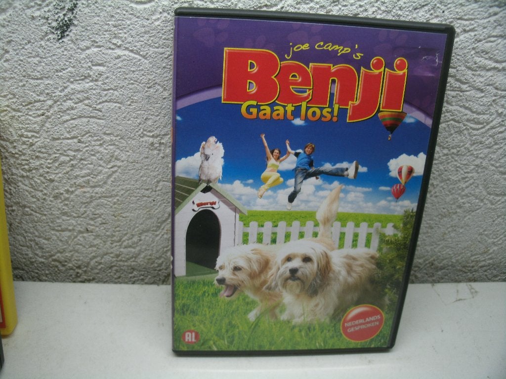 dvd 221k benji gaat los, Alle leeftijden, Ophalen of Verzenden, Zo goed als nieuw