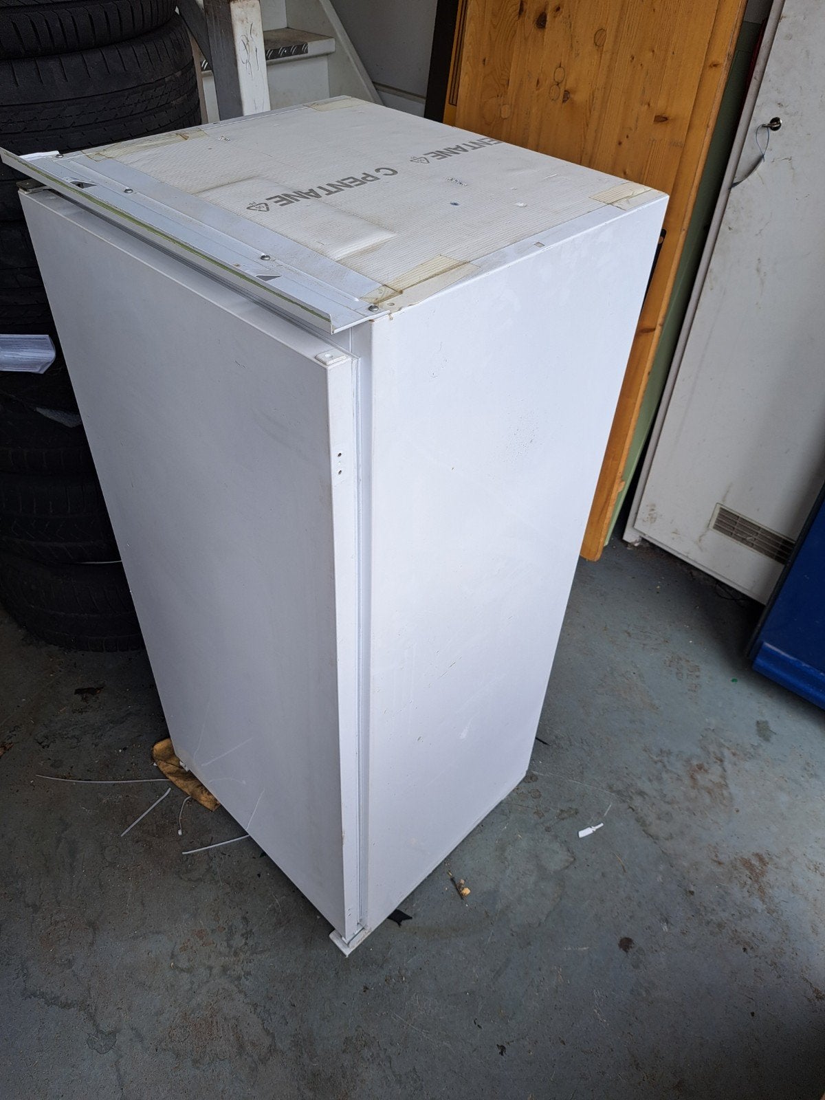 IKEA Whirlpool inbouw koelkast 122 cm - met vriesvak, Ophalen, Gebruikt, 120 tot 140 cm, 100 tot 150 liter