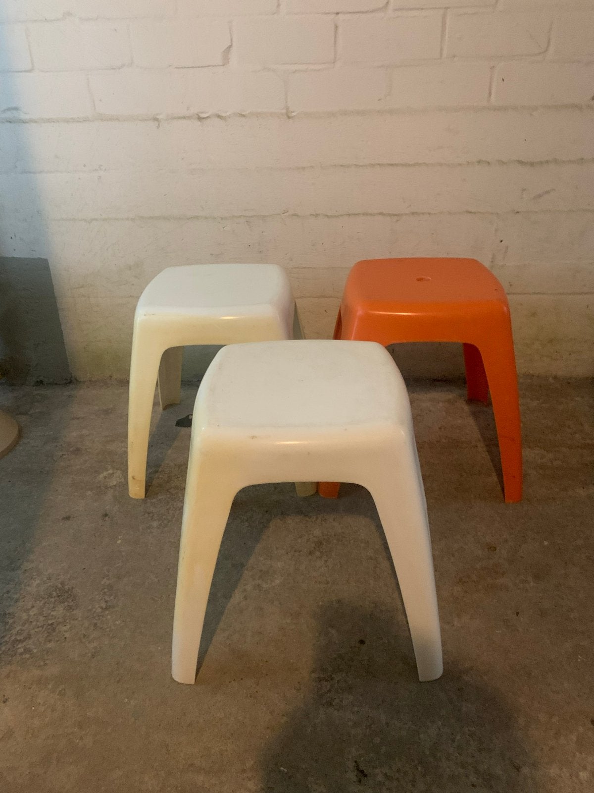 Space Age Krukken Jaren '60/'70 - Set van 3, Ophalen, Gebruikt, Kunststof