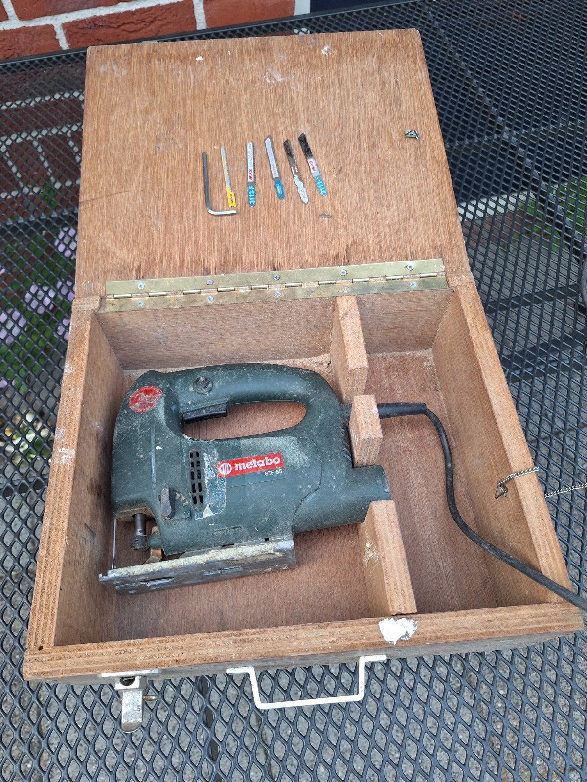 Metabo STE 65 Decoupeerzaag met koffer en zaagjes, Gebruikt, Decoupeerzaag, 600 tot 1200 watt, Ophalen of Verzenden