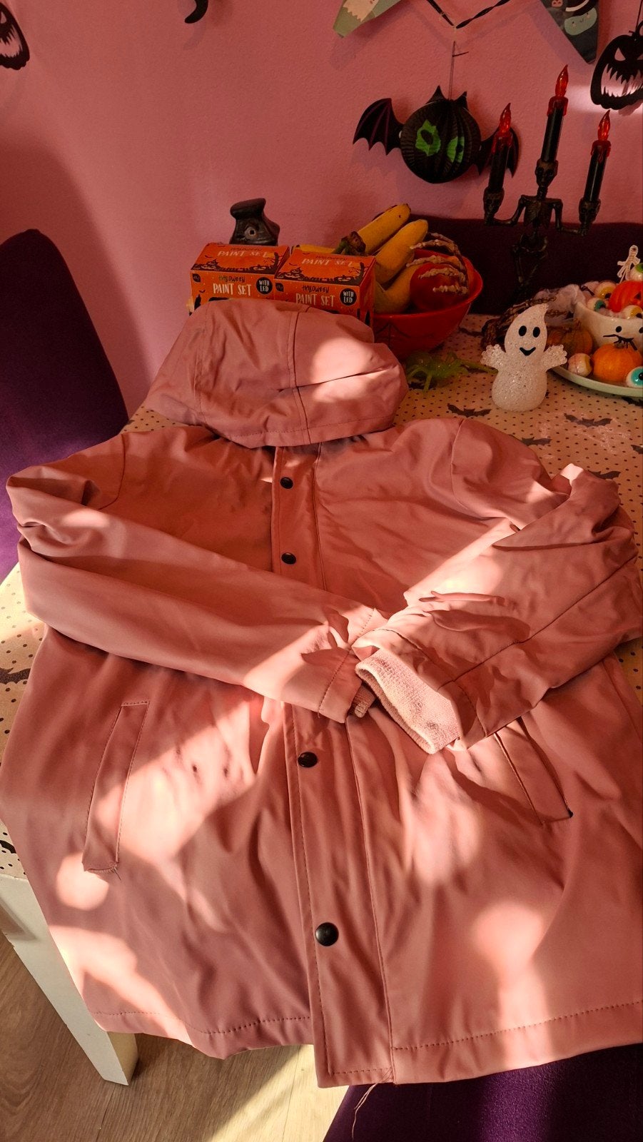 Hema roze regenjas, Ophalen of Verzenden, Zo goed als nieuw, Maat 34 (XS) of kleiner, Roze