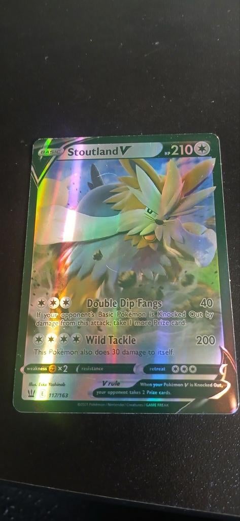 Pokémon Stoutland V kaart, Verzenden