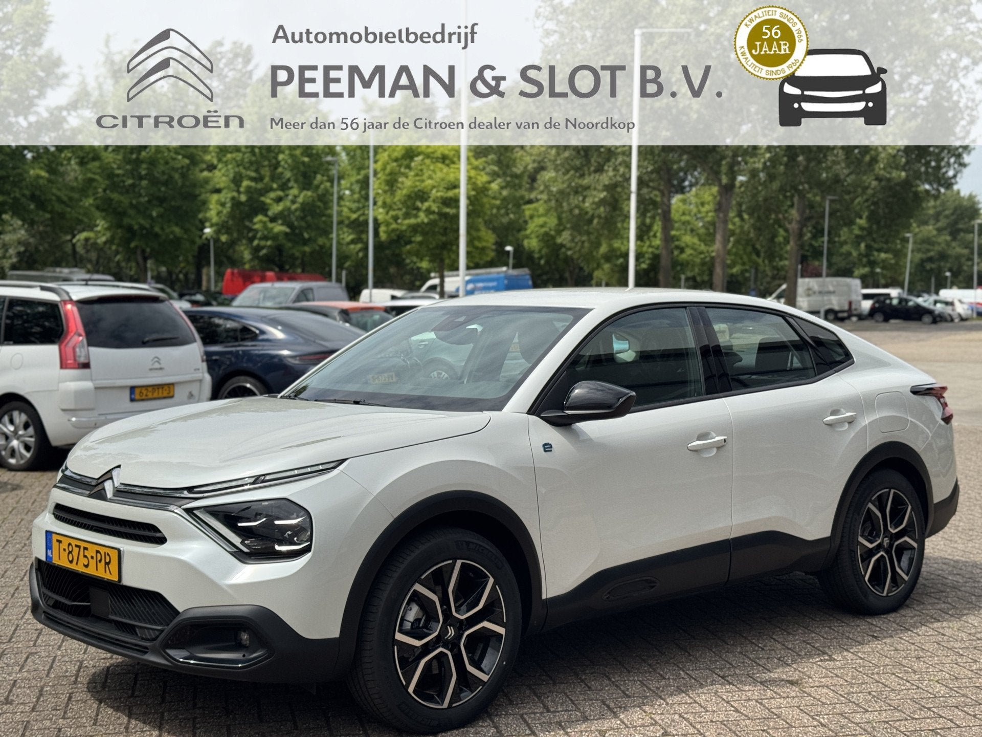 Citroën Ë-C4 X Feel Pack 50 kWh Camera|Stoel/Stuur verwarm, Auto's, Citroën, 136 pk, Gebruikt, Zwart, Wit