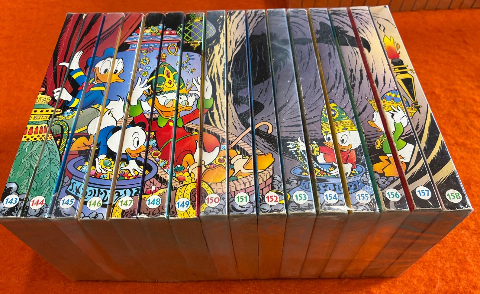 Donald duck pocket serie 143-158, Complete serie of reeks, Ophalen of Verzenden, Zo goed als nieuw, Europa