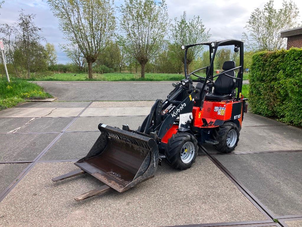 Kubota RT 100 mini shovel | 430u | bak + vorken | (bj 2021), Wiellader of Shovel