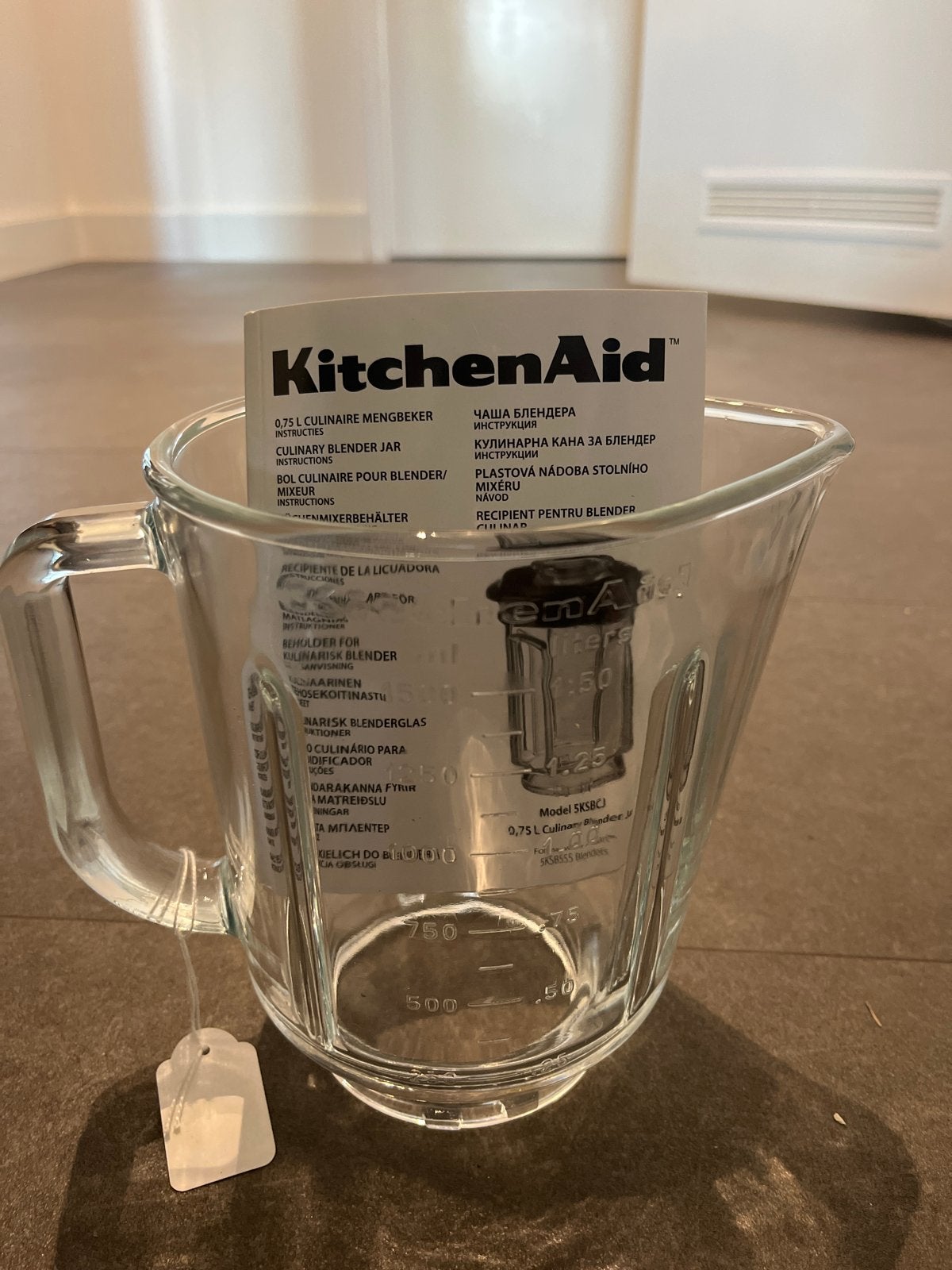 KitchenAid 0.75 L Culinary Blender Jar - Nieuw, Minder dan 1 liter, Ophalen of Verzenden, Nieuw, Vaatwasserbestendig