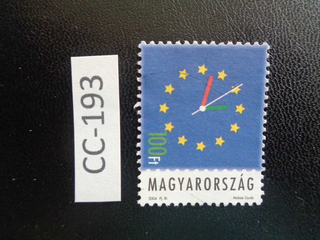 hongarije - toelating tot de eu 2004 (cc-193), Ophalen of Verzenden, Gestempeld