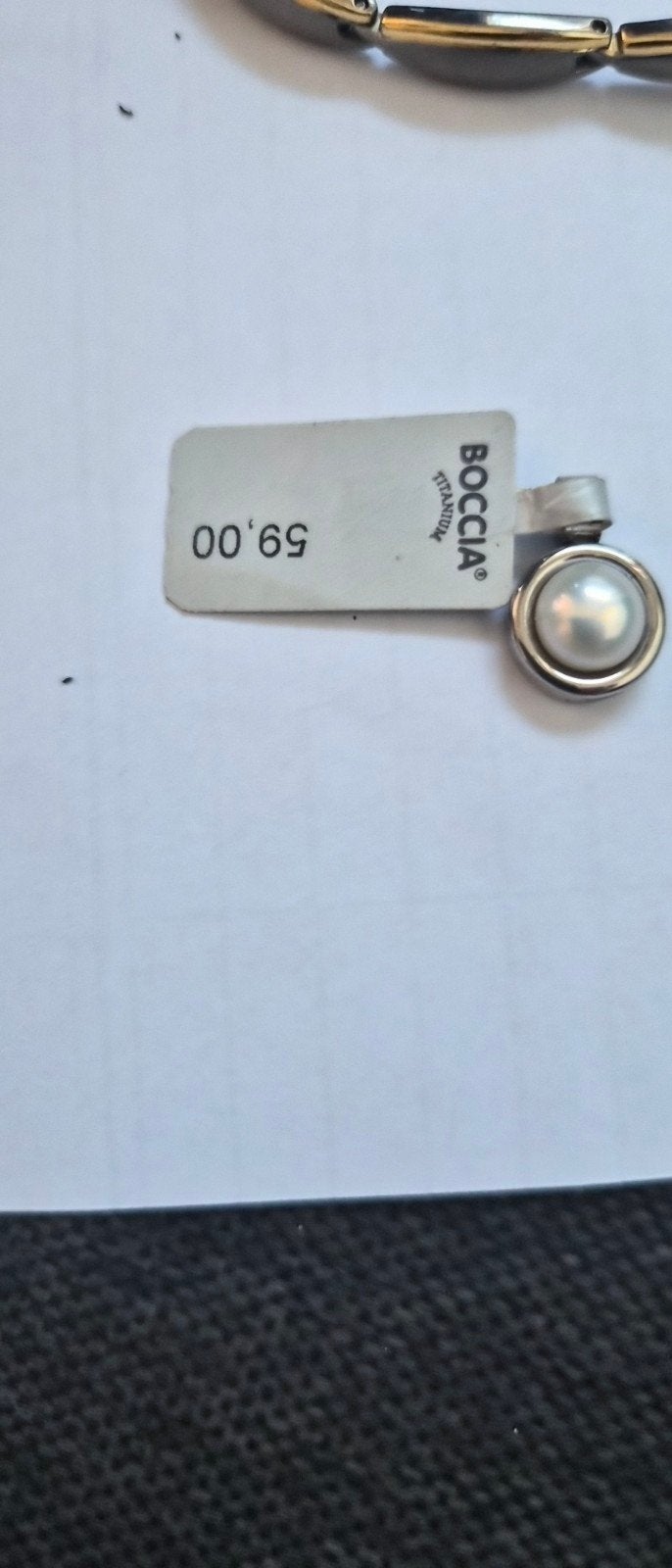 Boccia Titanium hanger met parel, Sieraden, Tassen en Uiterlijk, Kettinghangers, Ophalen of Verzenden
