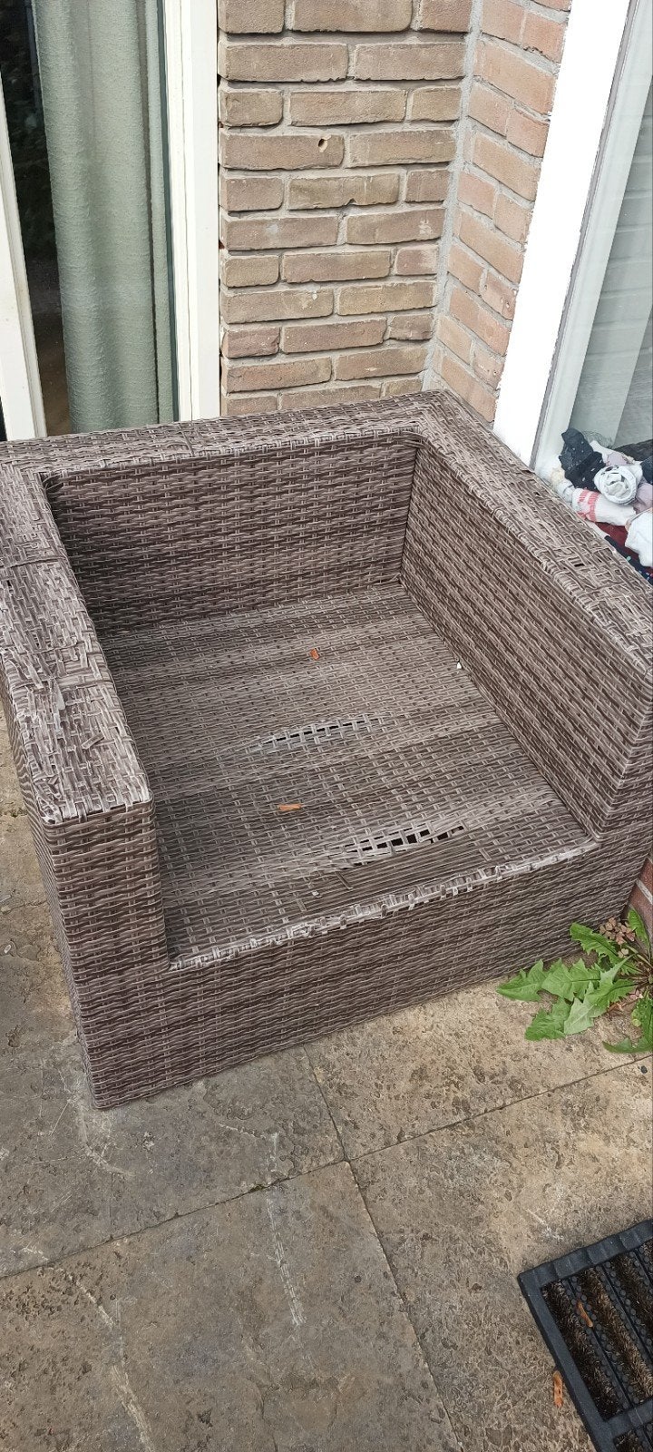 Gratis af te halen: Tuin lounge set met kussens (opknapper), Ophalen, Gebruikt