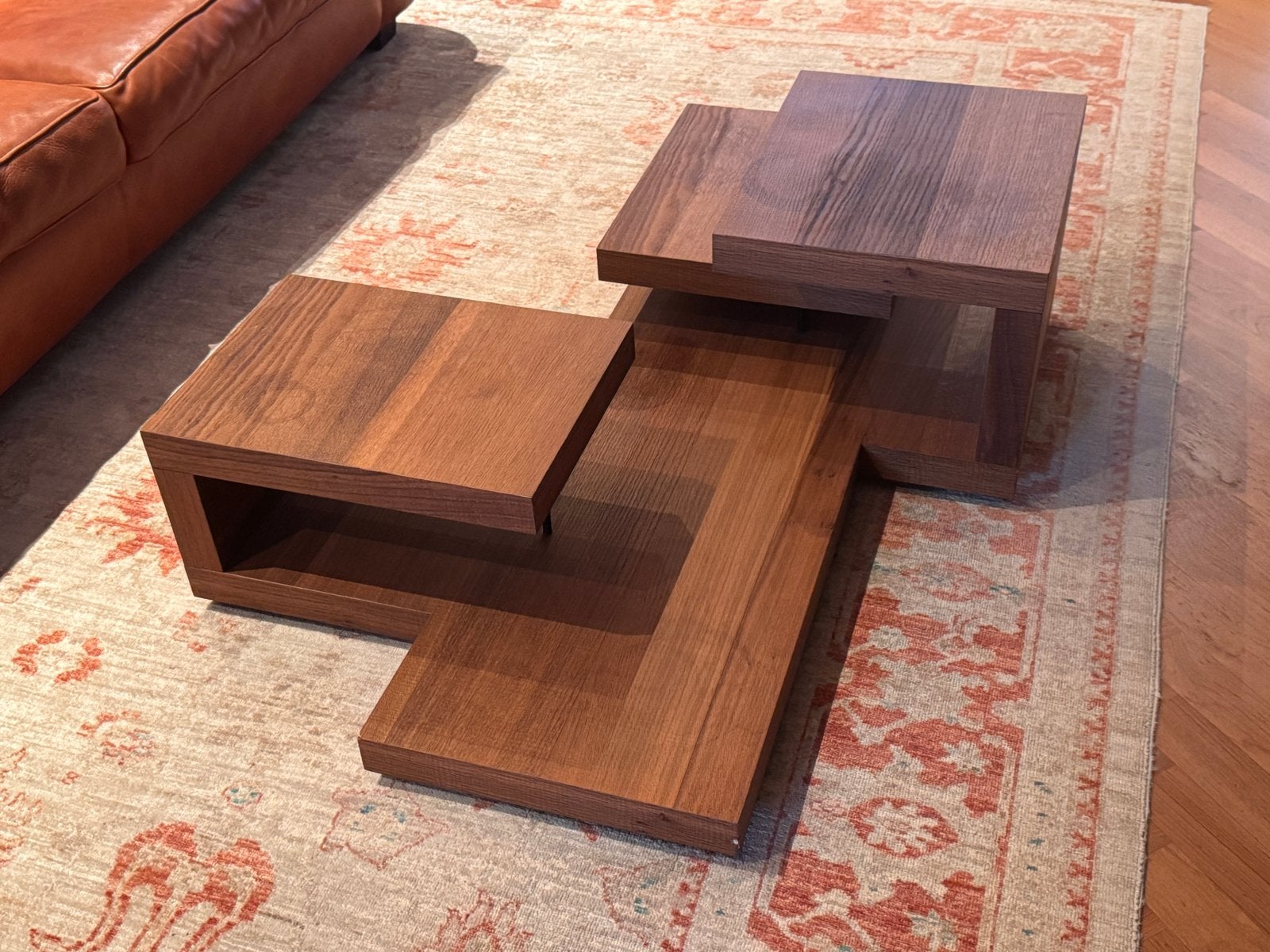 Linteloo salontafel brutalistisch design, Huis en Inrichting, Gebruikt, 100 tot 150 cm, Ophalen of Verzenden, Overige vormen