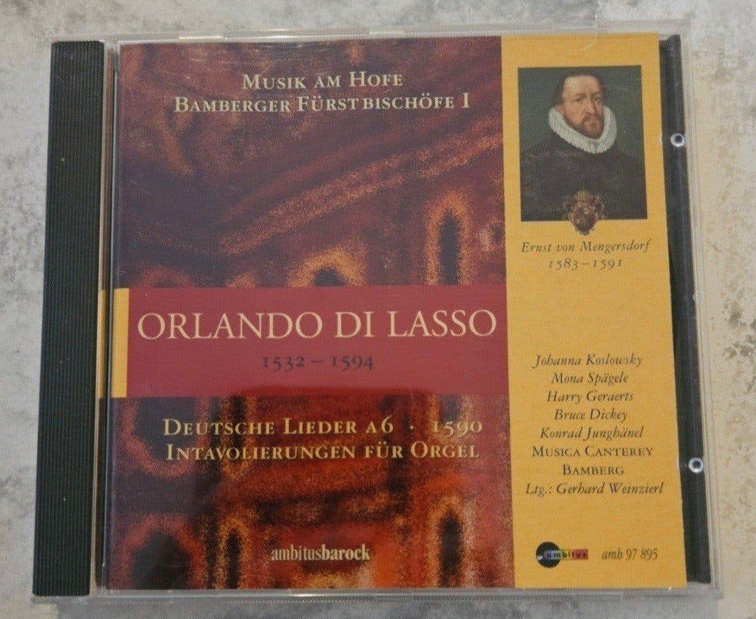 Orlando di Lasso – Deutsche Lieder / Orgel (Musik am Hofe Ba, Ophalen of Verzenden, Barok, Gebruikt