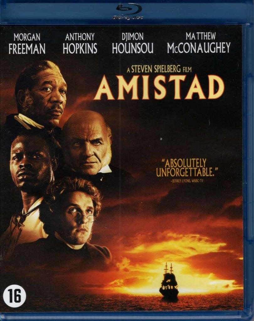 Amistad (1997, Steven Spielberg) - IMDB 7.3 - NL uitgave, Cd's en Dvd's, Blu-ray, Verzenden, Zo goed als nieuw, Info@dfw.nl, Dutch Filmworks B.V.