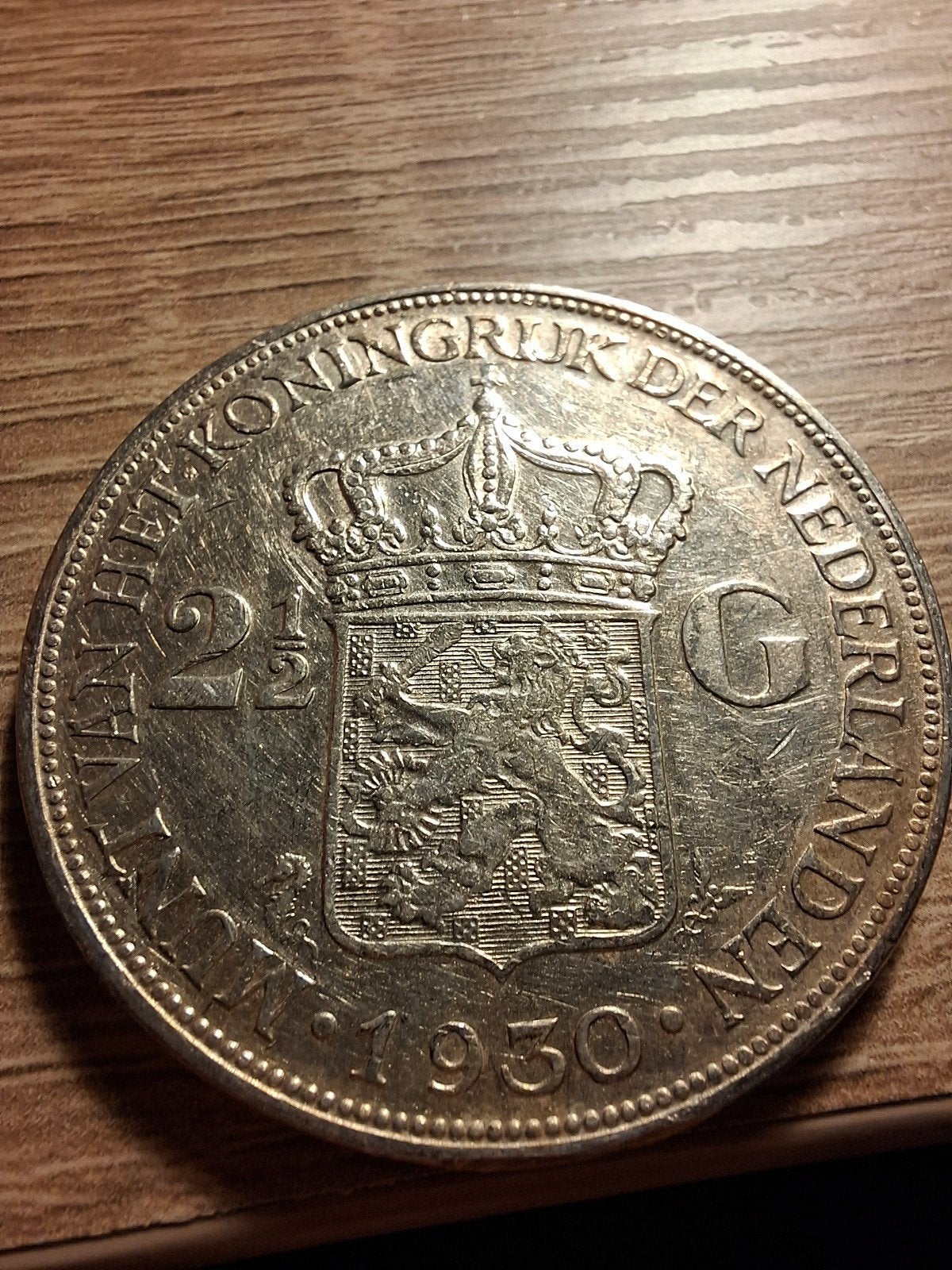 Rijksdaalder 1930 | nette staat, Postzegels en Munten, Munten | Nederland, Zilver, Ophalen of Verzenden, Koningin Wilhelmina, Losse munt