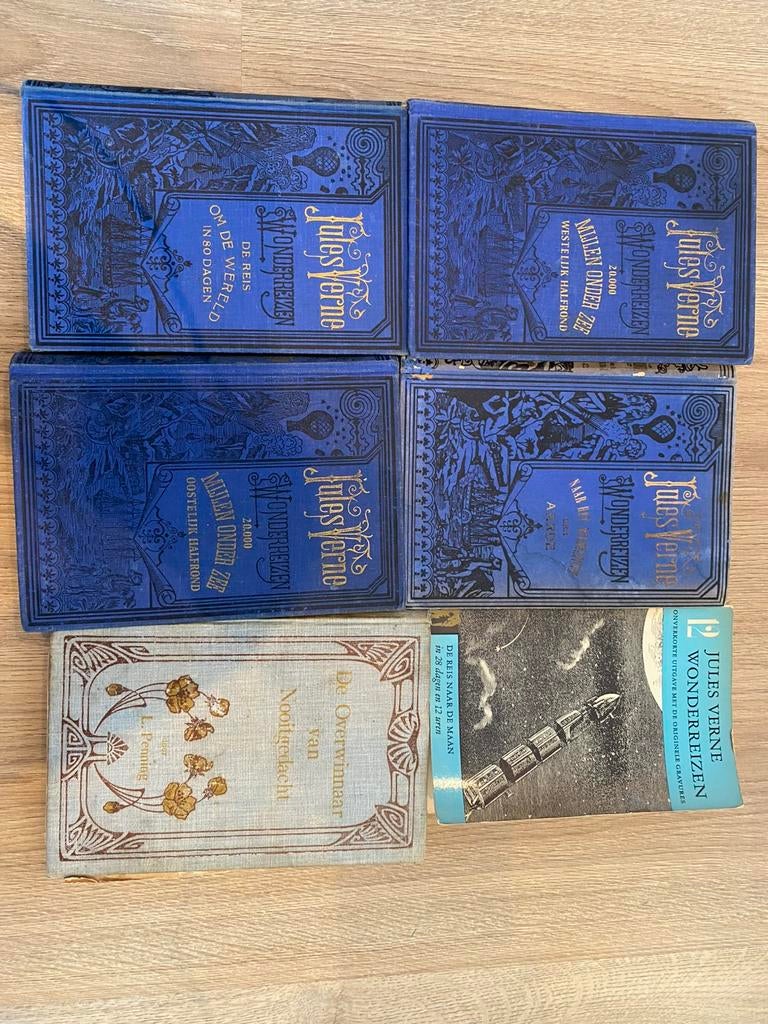 20000 mijlen onder zee old school antieke boeken!, Ophalen of Verzenden, Zo goed als nieuw