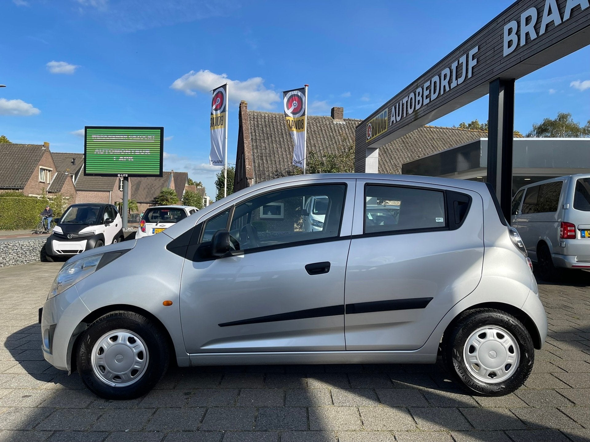 Chevrolet Spark 1.0 16V Bi-Fuel l AIRCO l APK l ALL-IN PRIJS, Auto's, Voorwielaandrijving, Euro 5, Stof, Huisgarantie