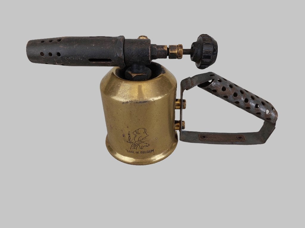 Antieke Benzinebrander / verfbrandertje ( Uvelco ), Antiek en Kunst, Antiek | Gereedschap en Instrumenten, Ophalen of Verzenden