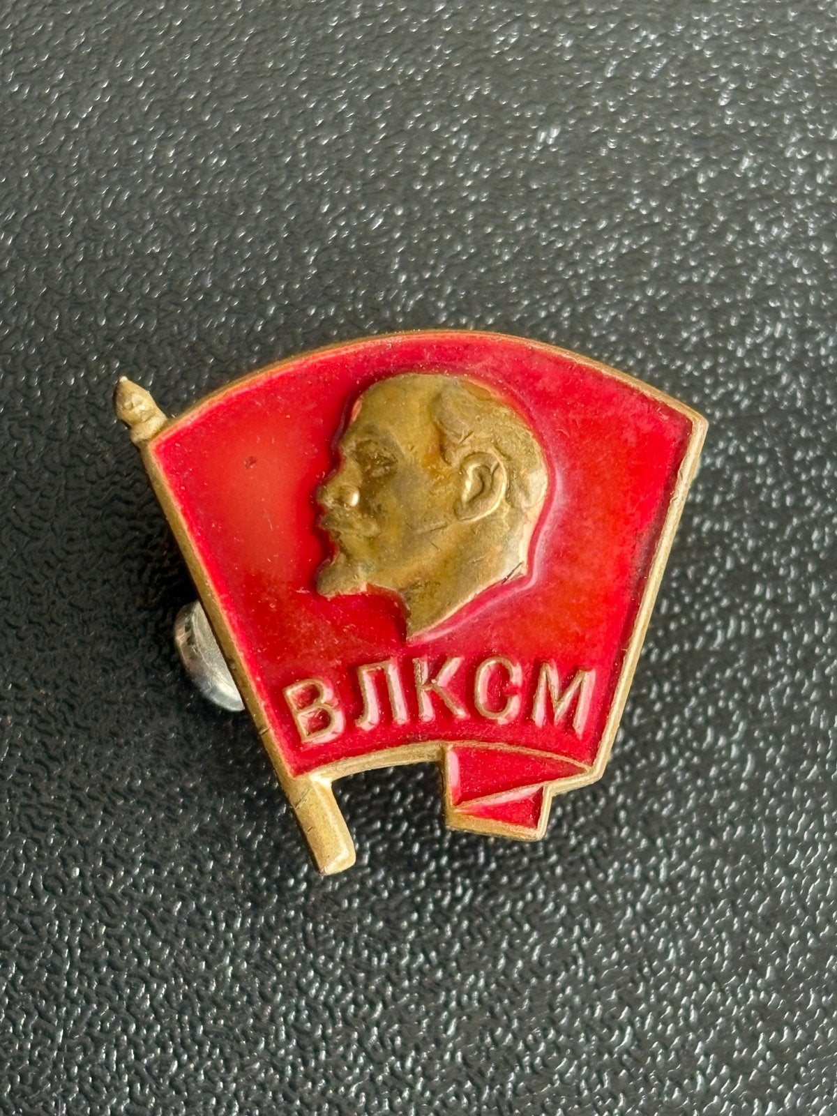Vintage Sovjet-Unie Komsomol Lenin Speld, Ophalen of Verzenden, Gebruikt