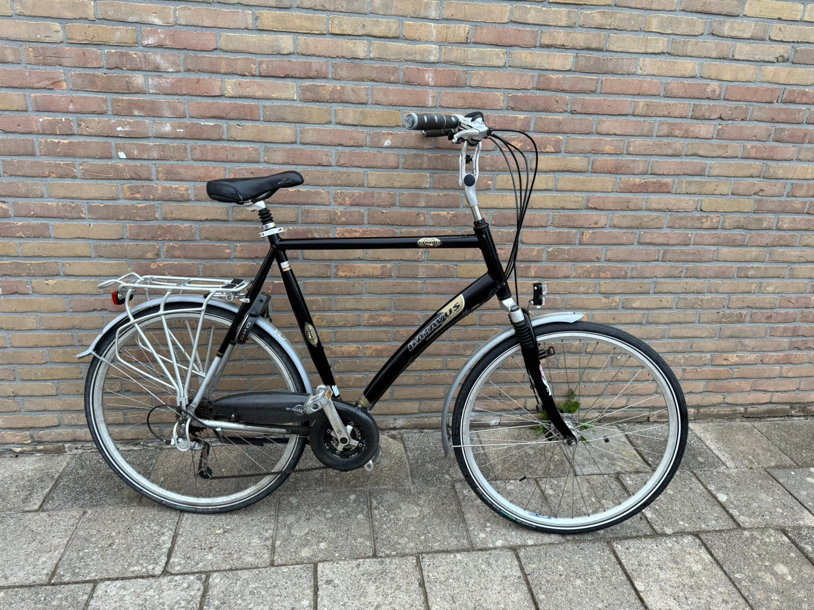 Nette Batavus jakima herenfiets 28” xxl 65 cm 7 v, Ophalen, 28 inch, Gebruikt, Vering
