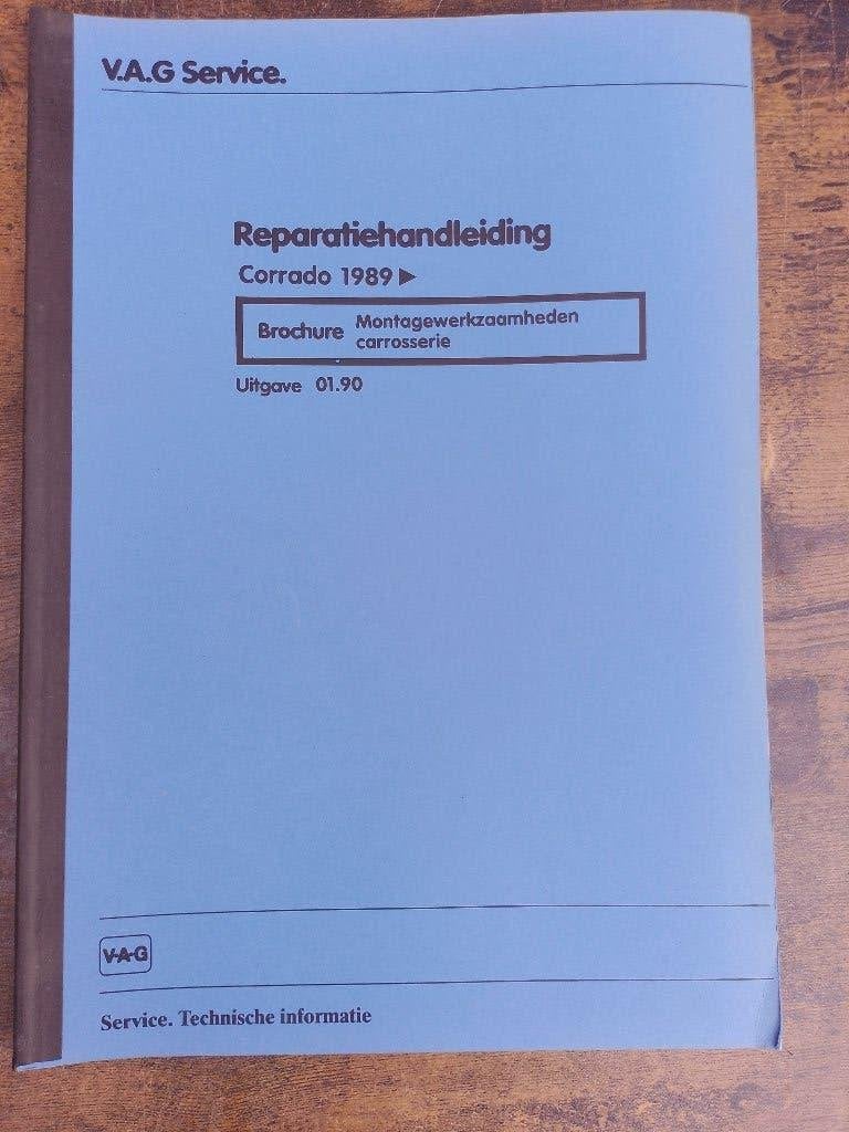 Volkswagen Corrado werkplaatsboek Carrosserie werk, Verzenden, Gelezen, Volkswagen