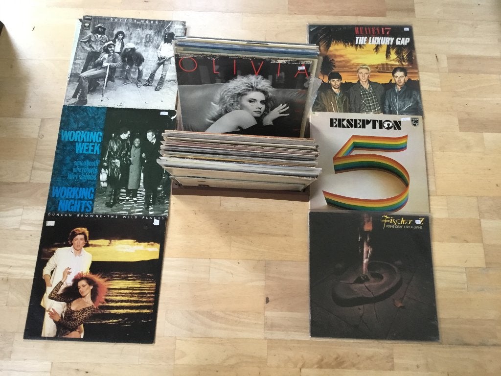 Stapel platen/ vinyl, 43 stuks, Ophalen of Verzenden, Gebruikt, Overige formaten