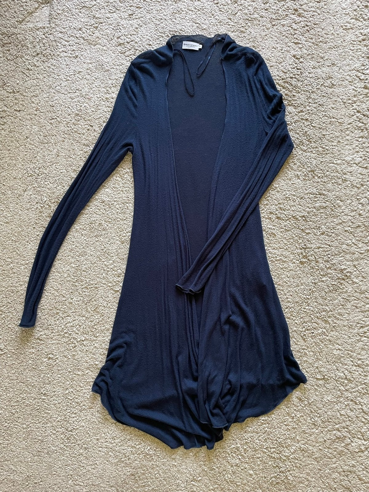 Dunne vest donkerblauw maat M/L, Ophalen of Verzenden, Gedragen, Blauw