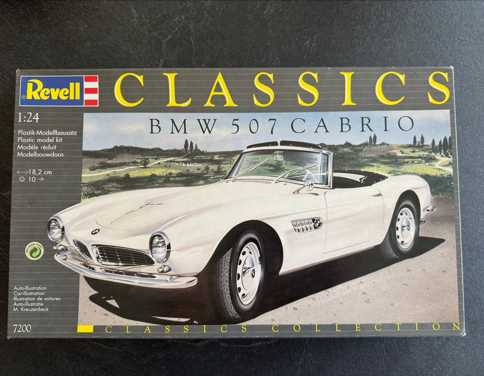 Revell Classics BMW 507 Cabrio Modelbouwkit 1:24, Auto, Nieuw, Ophalen of Verzenden, 1:32 tot 1:50