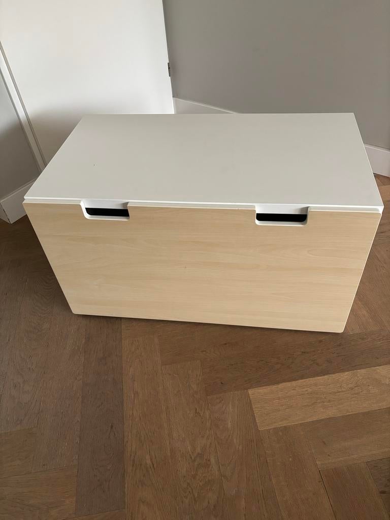 Ikea opberglade - Wit/Houtkleur, Ophalen, Gebruikt, Jongen of Meisje