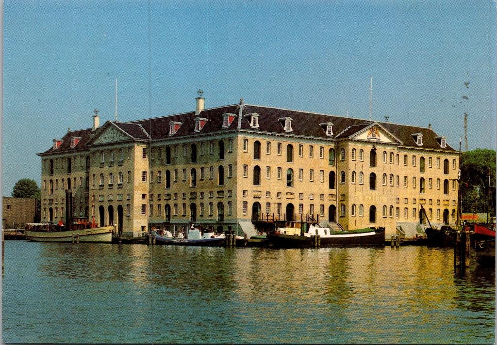 Scheepvaartmuseum Amsterdam - 2 ansichtkaarten, Verzenden, Voor 1920, Ongelopen, Noord-Holland