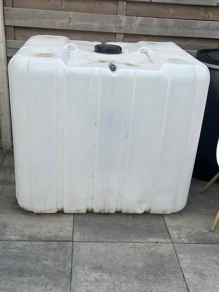 Witte IBC Container - 1000 liter, Ophalen, Gebruikt