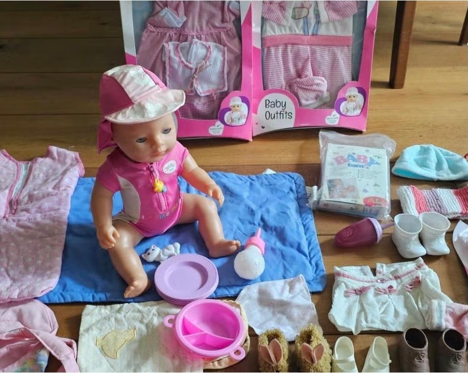 Baby born pop & kleding & accessoires- verzend ook!, Ophalen, Gebruikt, Babypop