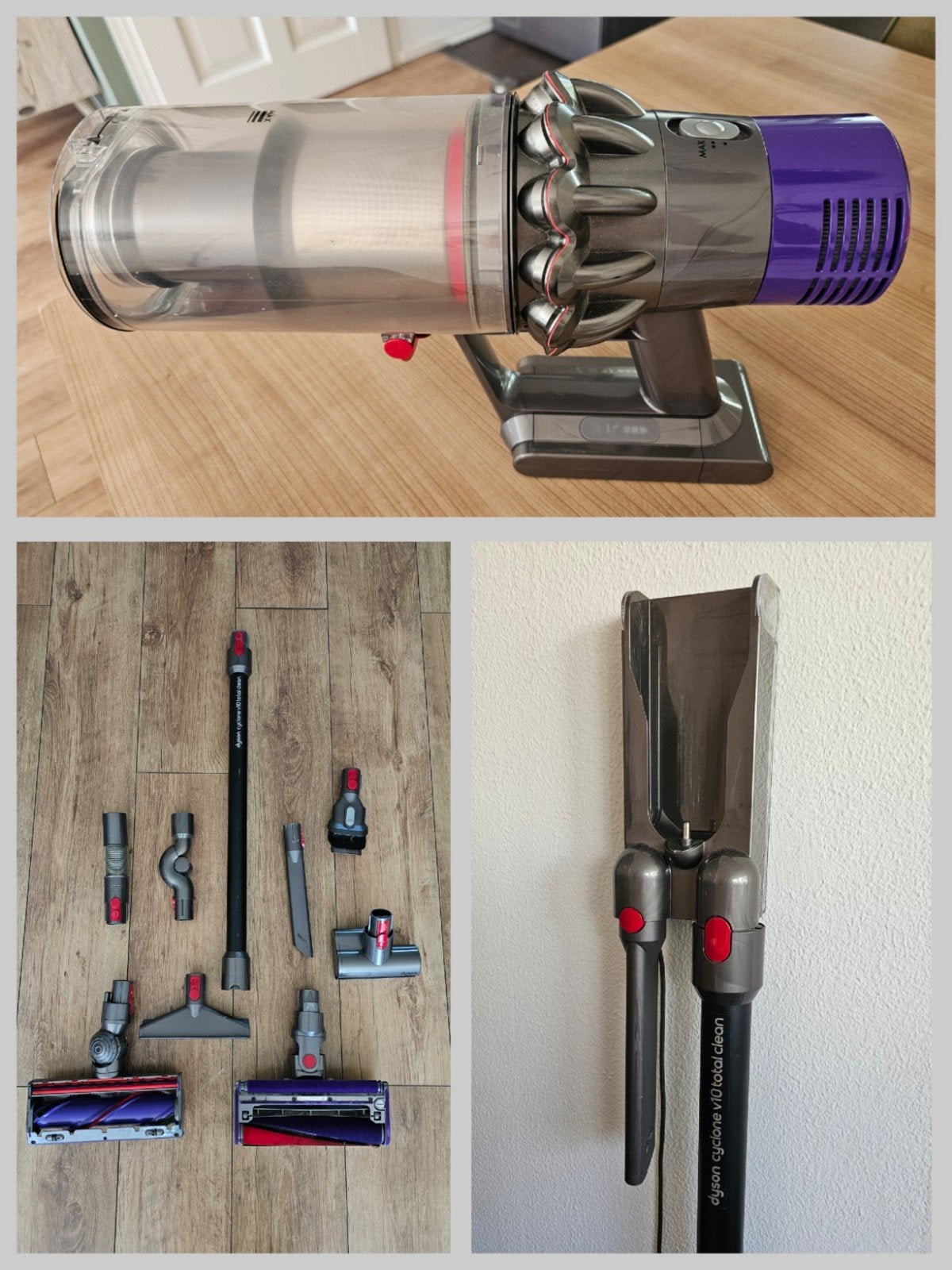 Dyson V10 Total Clean – zwart – compleet & zeer nette staat, Witgoed en Apparatuur, Ophalen of Verzenden, Zo goed als nieuw, Dyson