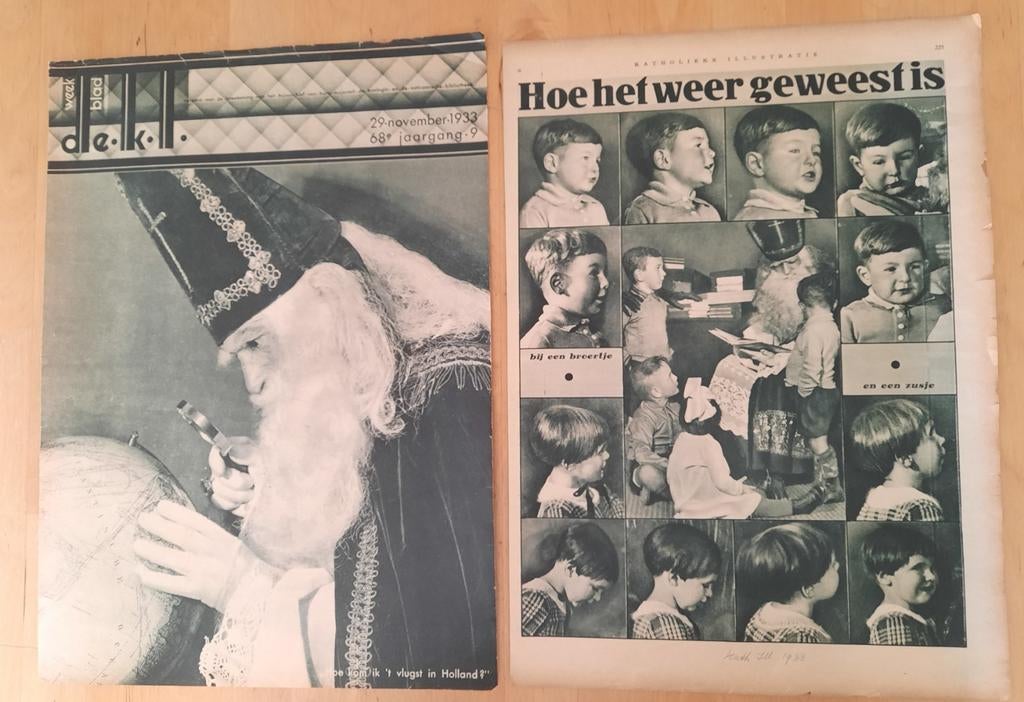 De Katholieke Illustratie - 1933 - 2 PAGINA'S, Ophalen of Verzenden, Gelezen, Overige typen