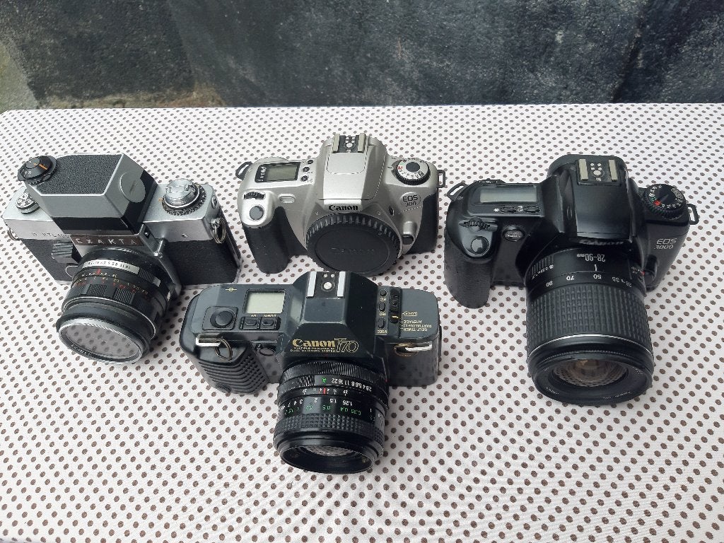 Canon T 70, of EOS 300 of EOS 3000 of Paktica LTL, Ophalen, Gebruikt, Spiegelreflex, Canon