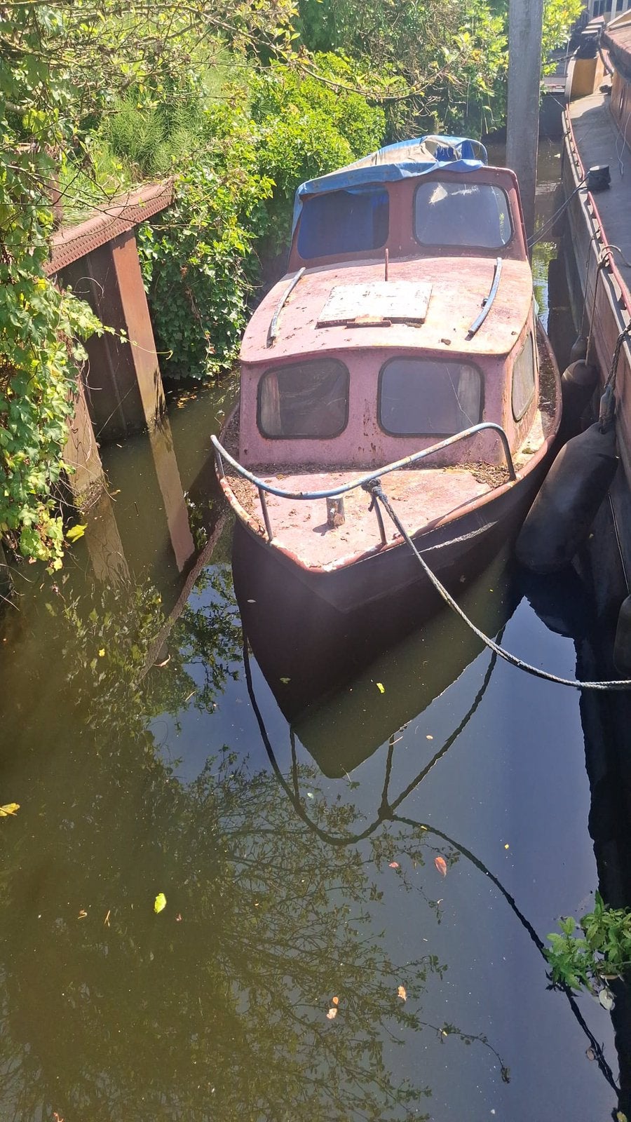 Opknapper boot, staal., Watersport en Boten, Bootonderdelen, Ophalen, Gebruikt
