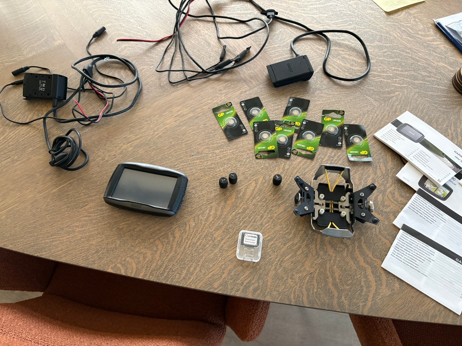 Garmin Zumo 590/595 incl. Touratech houder met slot, Motoren, Accessoires | Navigatiesystemen, Ophalen of Verzenden, Gebruikt