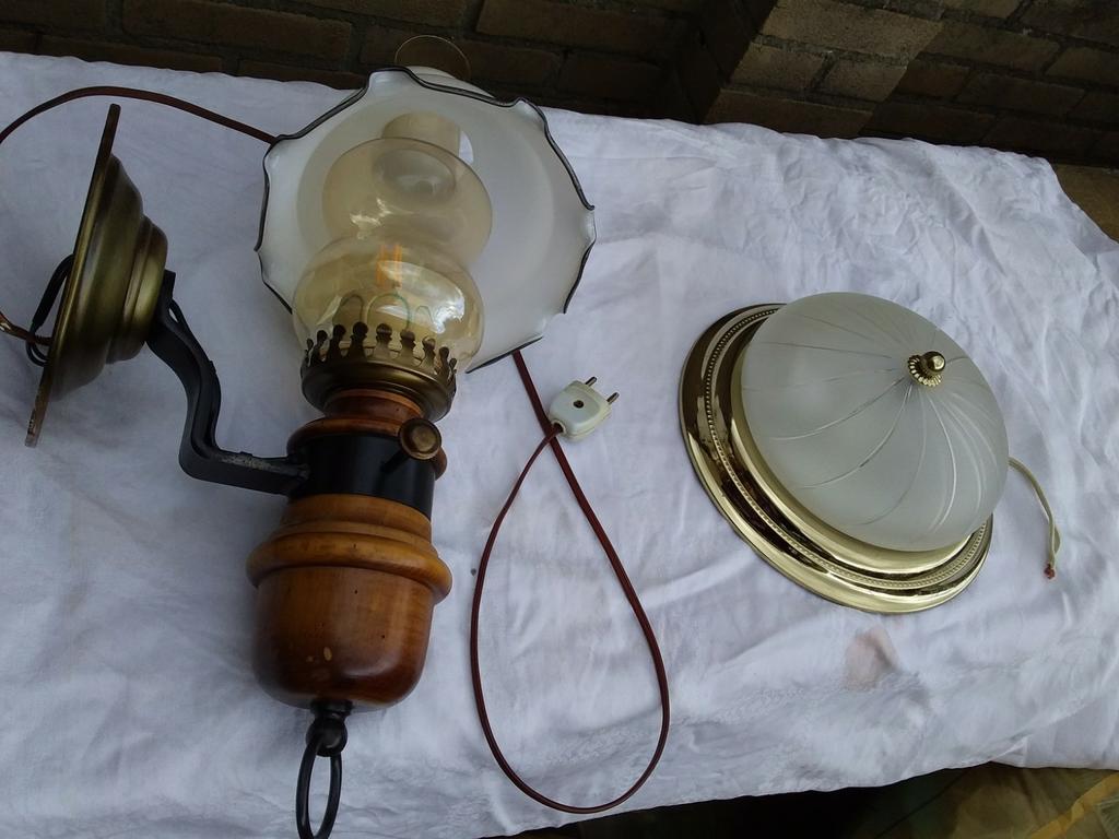 1 wandlamp&1hanglamp, Ophalen of Verzenden