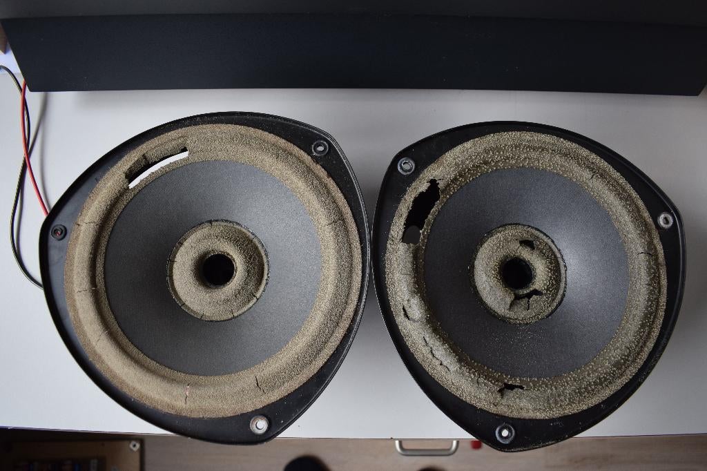 Luidsprekerproblemen, JKE hifi-Emmeloord, Front, Rear of Stereo speakers, Jke hifi, Ophalen