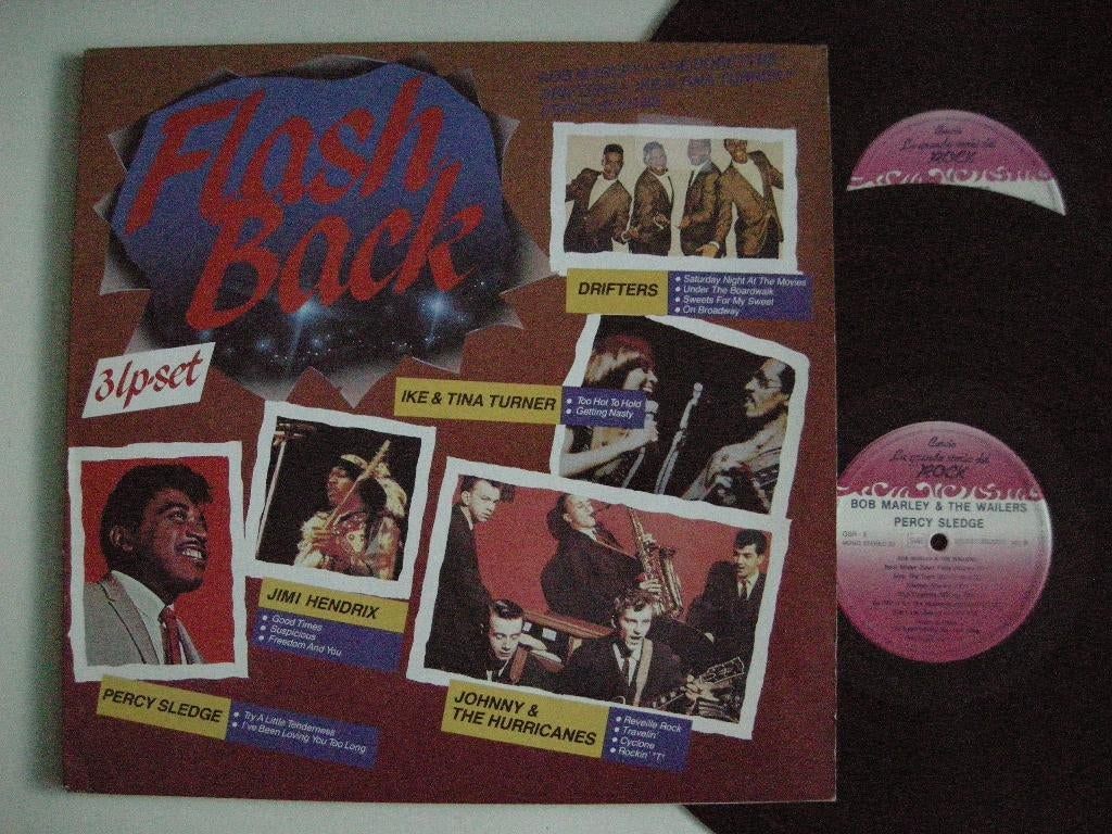 Flash Back - 3LP vinyl zgan, Cd's en Dvd's, Vinyl | Verzamelalbums, Ophalen, Zo goed als nieuw, 12 inch, Pop