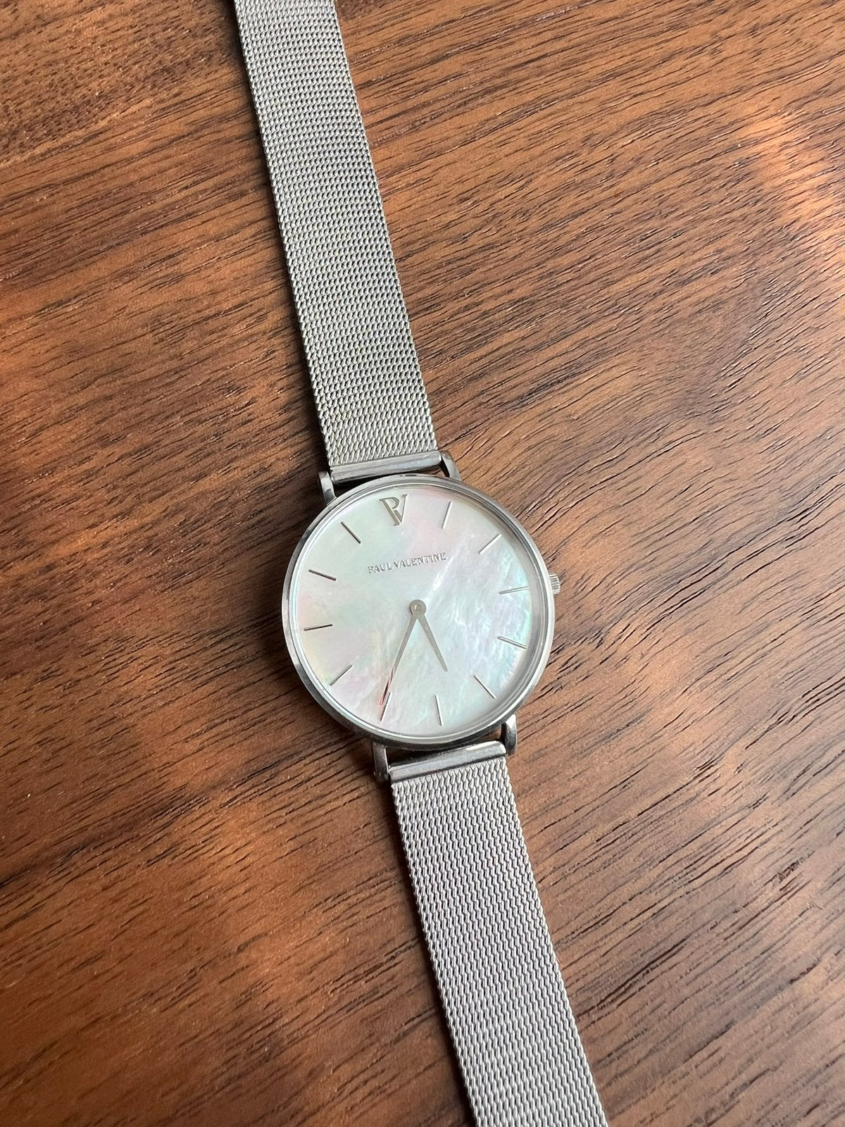 Paul Valentine horloge, Verzenden, Gebruikt, Staal, Overige merken